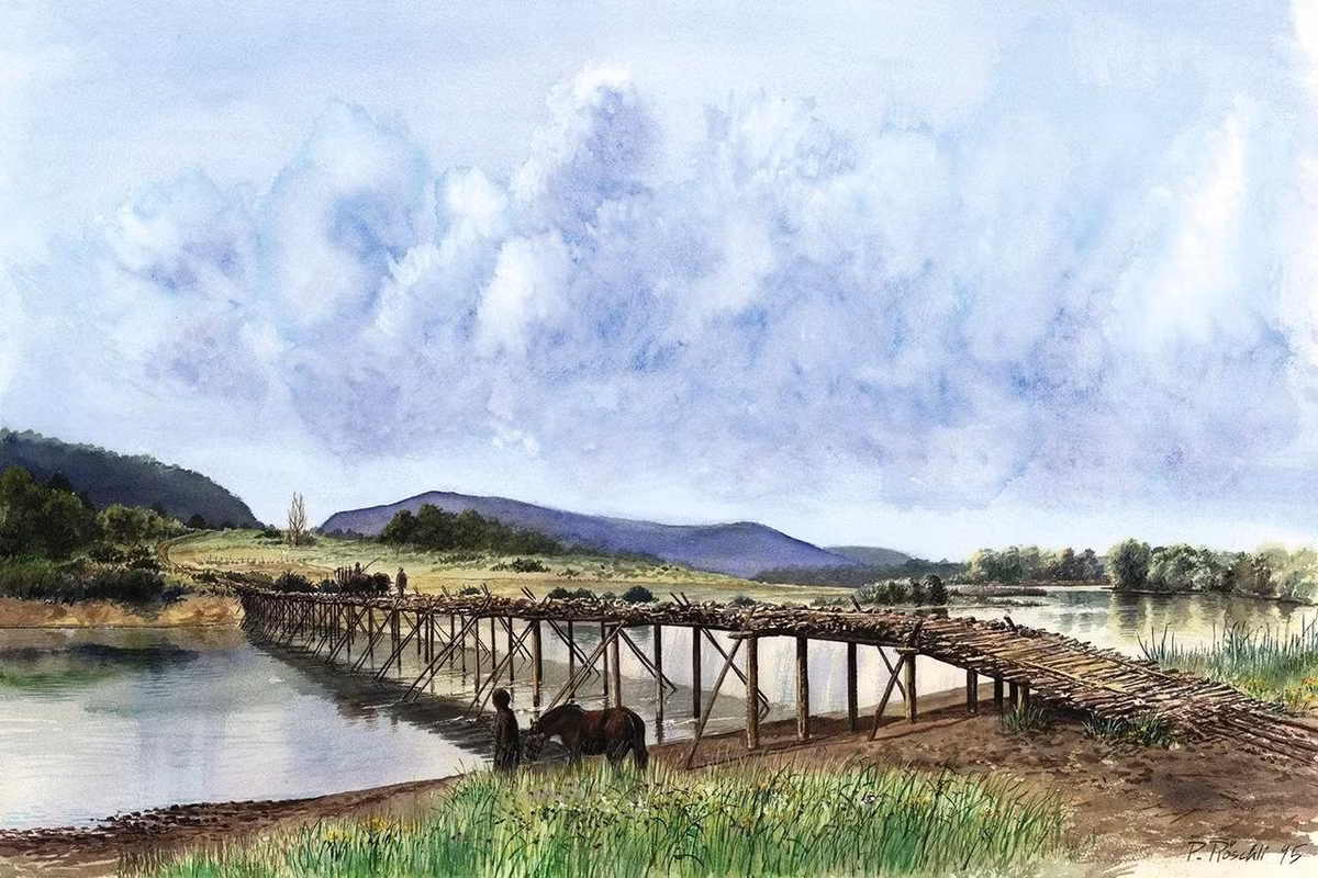 Nhiều hiện vật trong số này dường như được cố ý ném từ trên cầu xuống trong khi một số có thể bị rơi xuống sông Zihl một cách tình cờ. Ảnh: Laténium – Archaeological Park and Museum, Neuchâtel.