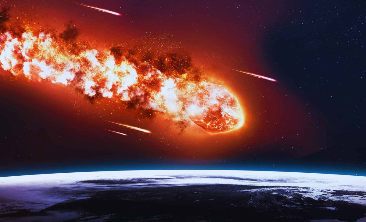 Một số thiết bị vệ tinh chuyên phát hiện sét đã ghi lại được ánh chớp mạnh do thiên thạch tạo ra khi đi vào khí quyển. Ảnh: Earth.com.