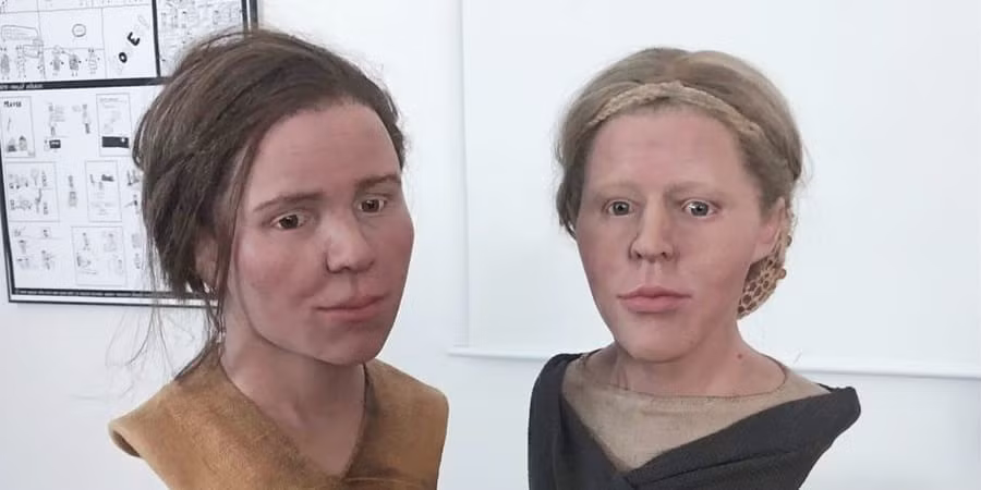 Những nghiên cứu trước đây đã xác định mối quan hệ chị em ruột của 2 phụ nữ trên. Họ đã sống trong giai đoạn khoảng từ năm 4050 trước Công nguyên đến năm 4340 trước Công nguyên. Ảnh: Vaníčková et al. 2025.