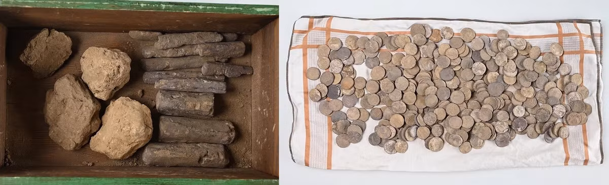 Các chuyên gia cho biết sẽ tiến hành phân tích, kiểm tra kỹ lưỡng kho báu khổng lồ trên để xác định chính xác thời điểm chúng được chôn giấu. Ảnh: Bartels, PI Hildesheim, ZKD/FK Forensics.