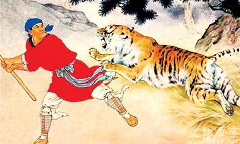 Tranh Võ Tòng đả hổ.