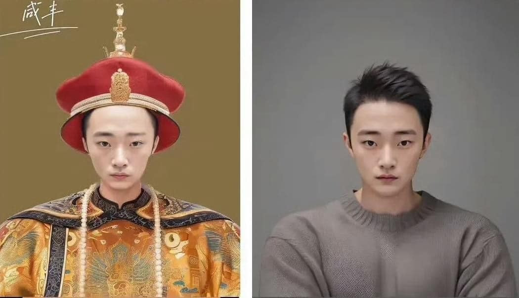 Hoàng đế Hàm Phong gây ấn tượng với vẻ ngoài thư sinh trong ảnh phục dựng bằng AI.