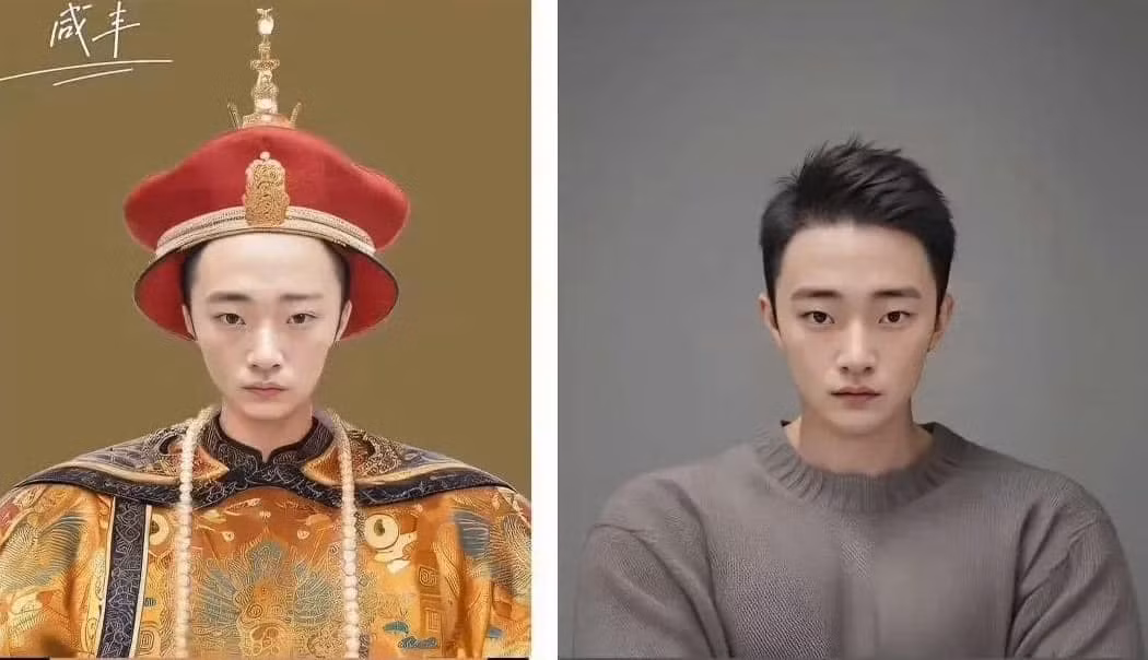 Hoàng đế Hàm Phong gây ấn tượng với vẻ ngoài thư sinh trong ảnh phục dựng bằng AI.