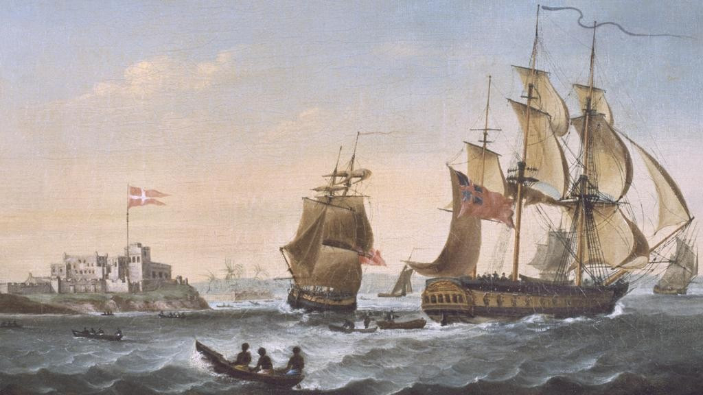 Khi sắp hết lương thực, thủy thủ đoàn yêu cầu thuyền trưởng thả nô lệ đi để các thành viên có đủ cái ăn. Do đó, khoảng 600 nô lệ bị ném xuống tàu và không rõ số phận. Sau đó, người ta cho rằng tàu Fridericus Quartus đã bốc cháy trong khi tàu Christianus Quintus bị sóng lớn đánh chìm. Địa điểm chính xác của 2 vụ đắm tàu trở thành bí ẩn lớn trong suốt nhiều thế kỷ. Ảnh: Maritime Museum of Denmark.