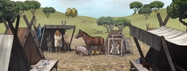 Trong nhiều thế hệ tiếp theo, nhiều người dân quanh Haithabu theo Cơ đốc giáo sau khi quay lưng lại với các vị thần cũ. Các chuyên gia khảo cổ đã tìm thấy các biểu tượng của tôn giáo này trong các ngôi mộ ở Haithabu trong thời gian trên. Ảnh: National Museum of Denmark.