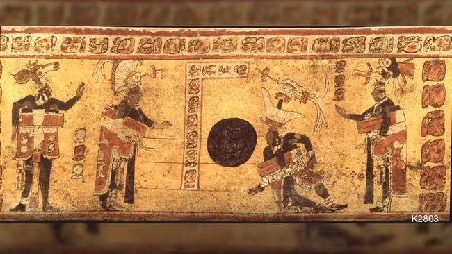 Thi hài các nạn nhân hiến tế được tìm thấy trên sàn hang động, không được chôn cất như nhiều nơi khác. Ảnh: Dallas Museum of Art.