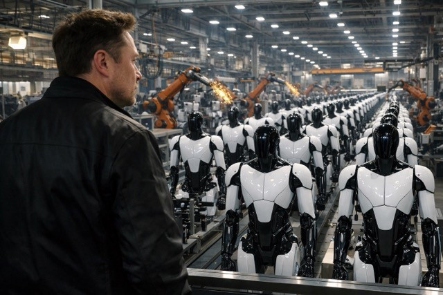 "Có lẽ nhiều robot Optimus sẽ giỏi phẫu thuật hơn tất cả bác sĩ phẫu thuật trên Trái đất cộng lại", ông Musk chia sẻ. Ảnh: teslarati.com.