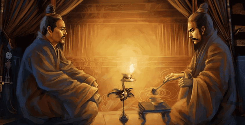 Một câu nói đã khiến Lưu Bị run sợ tới mức rơi bát, rơi đũa, sẵn sàng lực lượng tạo phản... Ảnh: Sohu.