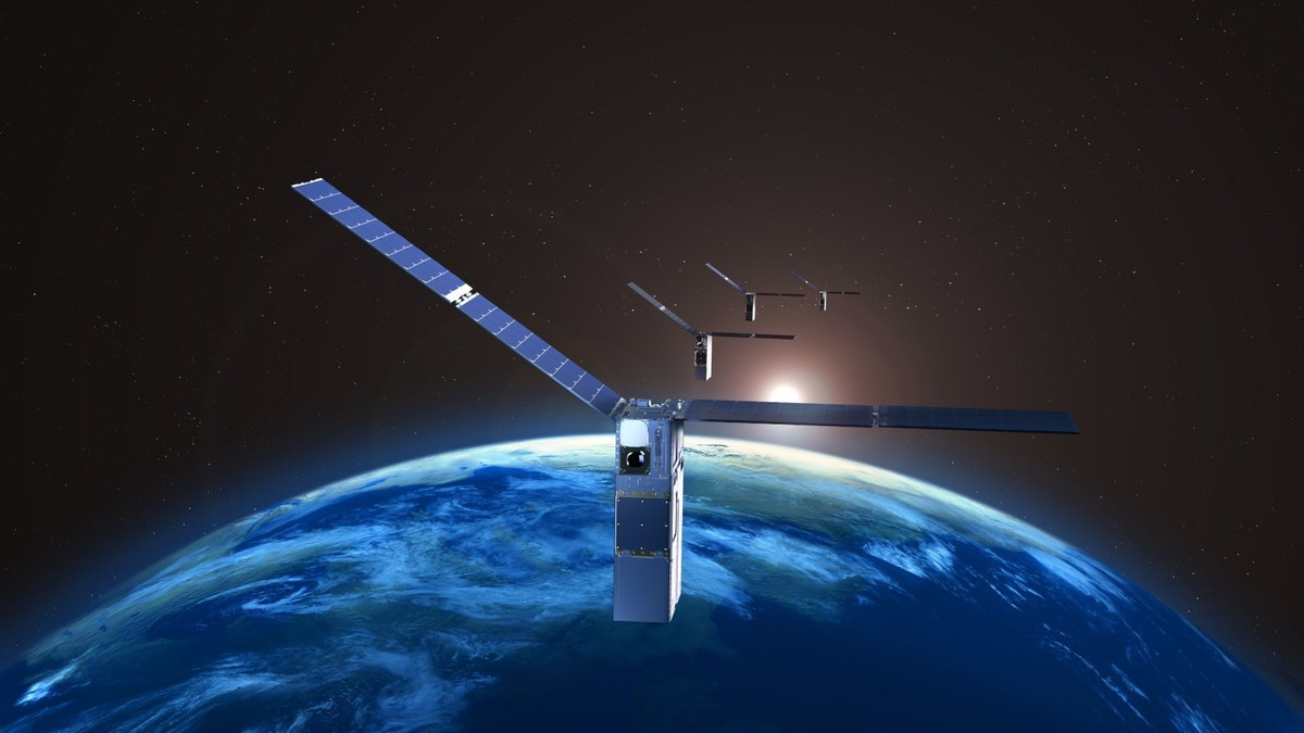 Gần đây, SpaceX được Ủy ban Viễn thông liên bang Mỹ (FCC) chấp thuận cho phép mở rộng mạng lưới vệ tinh Starlink. Theo đó, SpaceX sẽ có 7.500 vệ tinh thế hệ mới được phóng lên quỹ đạo, nâng tổng số vệ tinh Starlink hoạt động ngoài không gian vào năm 2031 lên con số 15.000. Ảnh: NASA/Daniel Rutter.