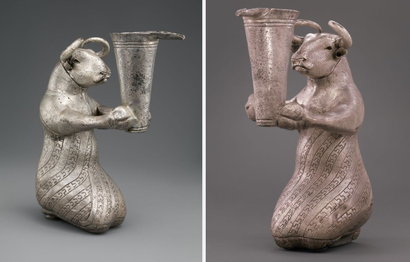 Bức tượng bằng bạc "độc đáo" trên hiện nằm trong bộ sưu tập của Viện bảo tàng Mỹ thuật Metropolitan ở thành phố New York, Mỹ. Theo một nghiên cứu năm 1970 của Kate Lefferts, lúc đó là chuyên viên bảo tồn của Viện bảo tàng Mỹ thuật Metropolitan, bức tượng cao 16,3 cm và được làm từ 98,5% bạc nguyên chất. Ảnh: metmuseum.org.