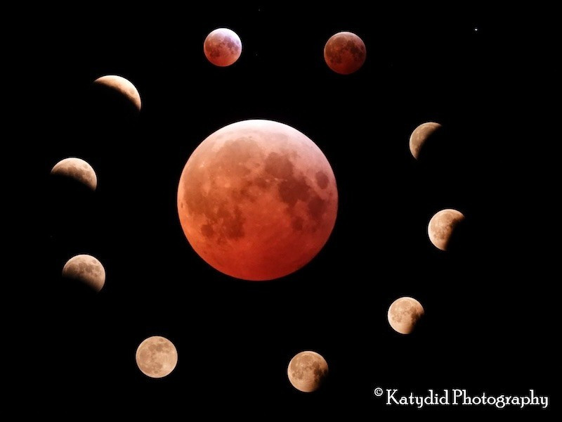 Chìa khóa để hiểu về mùa thiên thực nằm ở hai điểm vô hình trong không gian gọi là nút Mặt trăng - nơi quỹ đạo nghiêng của Mặt trăng cắt qua mặt phẳng hoàng đạo. Ảnh: Kathy Hunter.