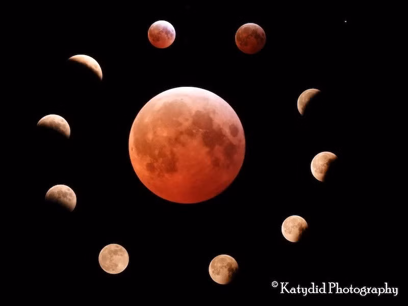 Chìa khóa để hiểu về mùa thiên thực nằm ở hai điểm vô hình trong không gian gọi là nút Mặt trăng - nơi quỹ đạo nghiêng của Mặt trăng cắt qua mặt phẳng hoàng đạo. Ảnh: Kathy Hunter.