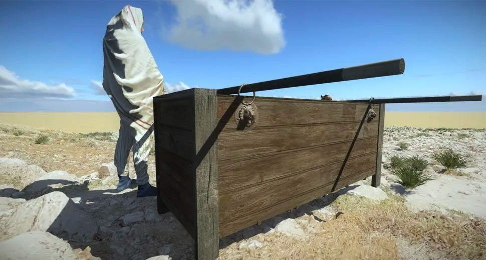 Các nhà khảo cổ còn tìm thấy 4 tay cầm hình vòng bằng đồng. Chúng có khả năng từng được gắn vào đỉnh đầu sư tử. Phát hiện này khá đặc biệt bởi vì trong khi các đĩa đồng tương tự có phù điêu đầu sư tử đã được tìm thấy trên khắp thế giới La Mã, tay cầm hình vòng thường được gắn qua miệng. Ảnh: Yakov Shmidov/Israel Antiquities Authority.