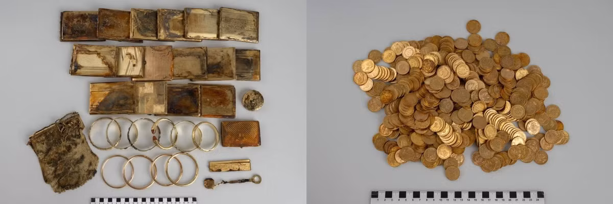 Để có câu trả lời chính xác, các chuyên gia dự định sẽ kiểm tra, phân tích tỉ mỉ các hiện vật tìm thấy cũng như tìm kiếm các ghi chép, sử liệu nhằm giải mã những bí ẩn về kho báu này. Ảnh: Museum of Eastern Bohemia.