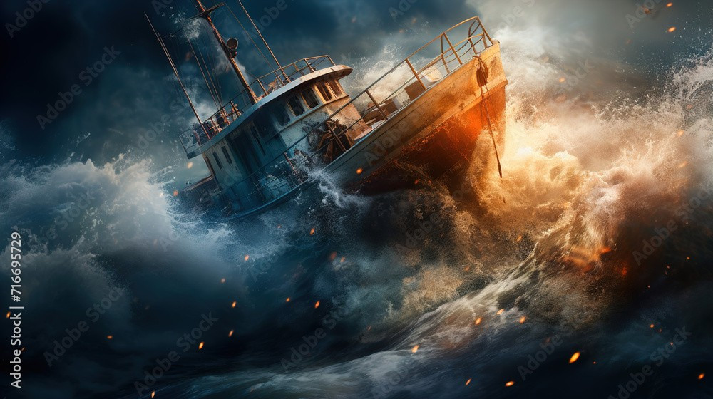 Theo hồ sơ chính thức, vào thời điểm tàu gặp nạn, SS Vaitarna chở 703 hành khách và 43 thành viên thủy thủ đoàn. Con tàu và toàn bộ những người có mặt trong chuyến hải hành đó biến mất không để lại dấu vết. Ảnh: stock.adobe.com.