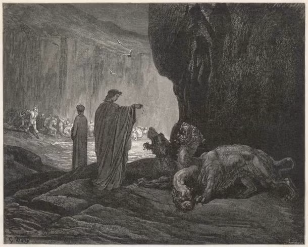 Tiếp đến, Cerberus có hàm răng sắc như dao cạo và vết cắn của nó có chứa chất độc. Do vậy, người nào bị quái vật này cắn thì sẽ bị trúng độc và nếu không tìm được thuốc giải kịp thời thì sẽ mất mạng. Ảnh: Archivist/Adobe Stock.