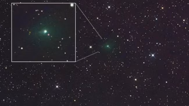 Các quầng khí của vật thể tỏa rộng với hình dáng hoàn toàn tự nhiên giúp củng cố thêm nhận định 3I/ATLAS là sao chổi. Ảnh: Michael Jäger/Gerald Rhemann.