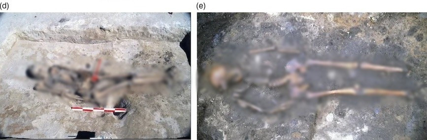 Theo Bảo tàng Lịch sử Thụy Điển, mặt dây chuyền có thể khắc họa nữ thần Freyja của Bắc Âu, người gắn liền với việc mang thai và sinh nở. Nữ thần Freyja đeo một chiếc vòng cổ đặc biệt gọi là Brísingamen, với một số chi tiết khá tương đồng với mặt dây chuyền tìm thấy ở Thụy Điển. Do đó, mặt dây chuyền này có thể là một lá bùa hộ mệnh cho người phụ nữ trong mộ. Ảnh: Kopparsvik / Toplak / Matt Hitchcock.