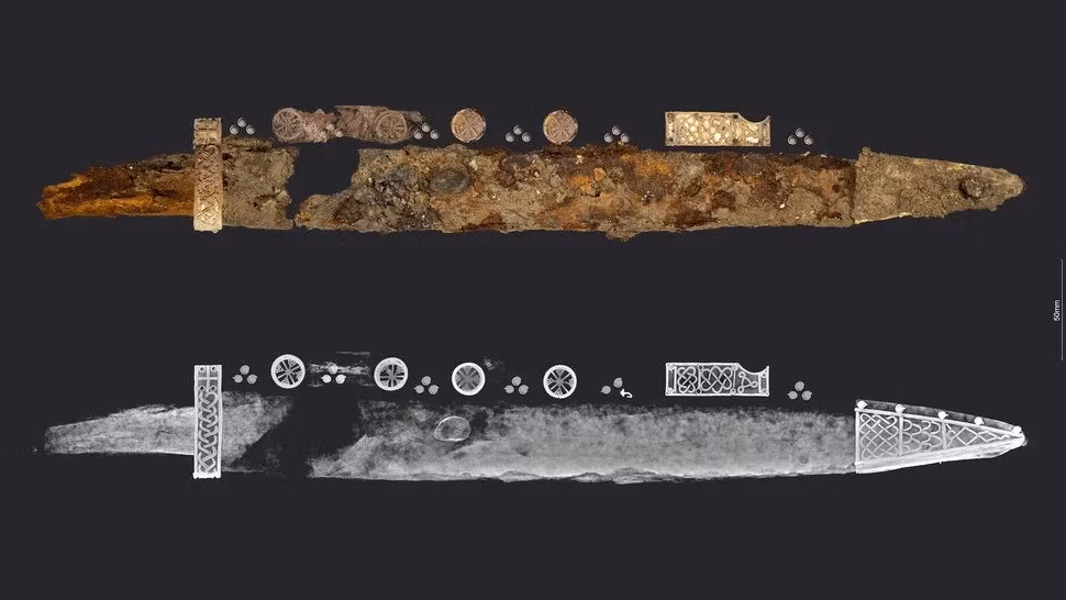 Tiếp đến, kết quả phân tích ADN cho thấy cậu bé có đôi mắt xanh và mái tóc sáng màu. Các nghiên cứu chỉ ra rằng, cậu bé tử vong vì "nhiễm trùng mãn tính" do nhiễm trùng tai giữa. Ảnh: BLFD.