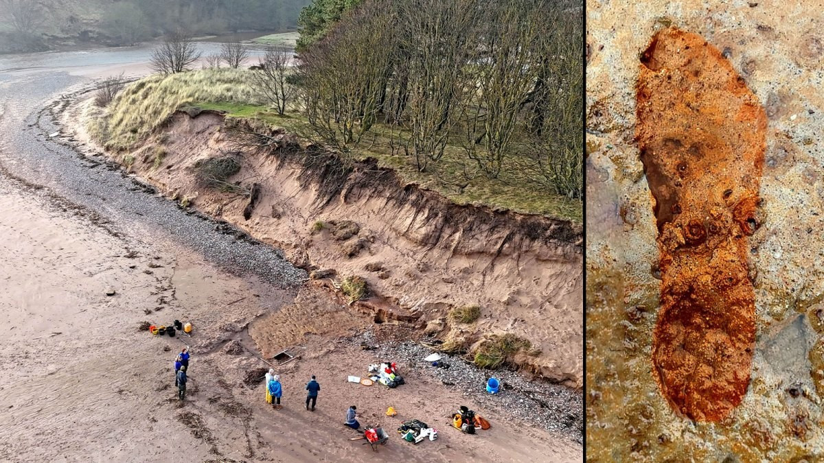 Địa điểm khảo cổ Lunan Bay "cho chúng ta biết bãi biển đầy cát này từng là một cửa sông lầy lội và con người đã sử dụng nơi này, có lẽ để săn hươu hoặc thu thập thực vật hoang dã để làm thức ăn". William Mills - nhà khảo cổ học tại Đại học Aberdeen cho biết thông tin này. Ảnh: University of Aberdeen/thearchaeologist.org.