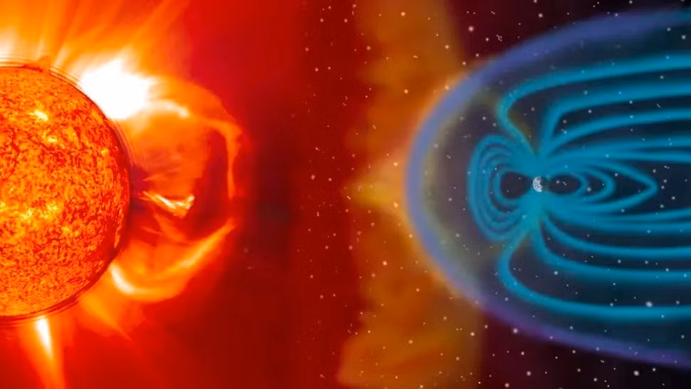 Nhờ hệ thống xử lý dữ liệu ghi lại cả tín hiệu nền, nhóm nghiên cứu đã bất ngờ phát hiện một vụ nổ cực mạnh kéo dài chỉ 1 phút vào ngày 16/5/2016, phát ra từ sao lùn đỏ StKM 1-1262 cách Trái đất hơn 133 năm ánh sáng. Phân tích cho thấy đây chính là một vụ phóng khối vành nhật hoa - cơn bão sao đầu tiên được phát hiện ngoài Mặt trời. Ảnh: NASA.