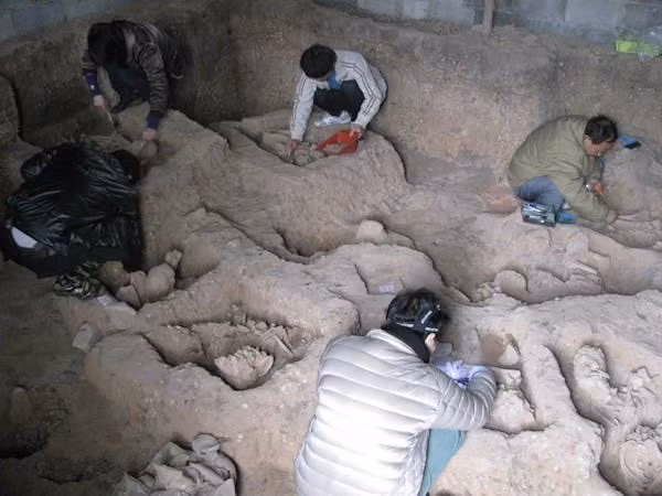 Theo đó, nhóm chuyên gia phát hiện người tiền sử săn bắn hái lượm ở một số khu vực châu Á cổ đại đã bảo quản thi thể người chết thông qua cách sấy khô bằng khói trong thời gian dài trước khi chôn cất. Ảnh: Hsiao-chun Hung.