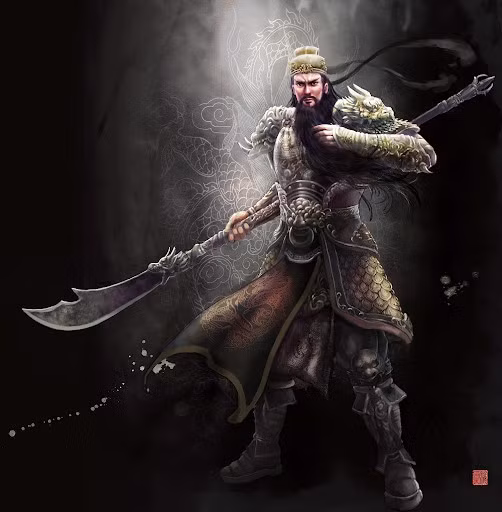 Trong tác phẩm "Tam Quốc diễn nghĩa", Quan Vũ là một trong "ngũ hổ tướng" của Thục Hán (4 người còn lại là: Mã Siêu, Trương Phi, Hoàng Trung, Triệu Vân). Ông được xem là một trong ít mãnh tướng văn võ song toàn.