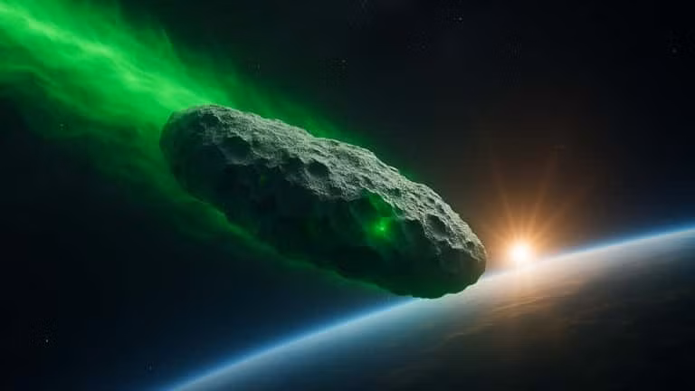 Các nhà khoa học tính toán được rằng, 3I/Atlas sẽ đến điểm gần Trái đất nhất vào ngày 19/12. Trong thời gian đó, các đài quan sát dự kiến tiếp tục theo dõi sát để bổ sung dữ liệu về vật thể liên sao hiếm gặp và bí ẩn này. Ảnh: Dexerto.