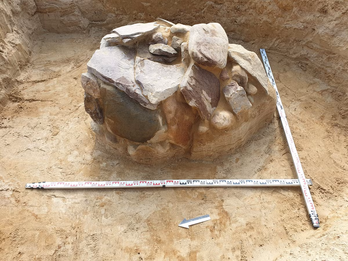 Sau khi được khai quật, chiếc bình đựng tro cốt đã được đưa đến Bảo tàng Khảo cổ học ở Gdańsk để bảo quản và nghiên cứu sâu hơn. Ảnh: thehistoryblog.com.