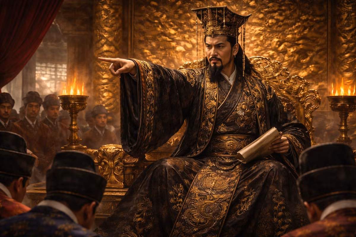 Tần Thủy Hoàng. Ảnh: Chat GPT.