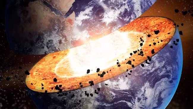 Trước bí ẩn này, tiến sĩ Miyazaki đã mô hình hóa các dữ liệu. Họ trộn lẫn các thành phần cơ bản của Trái đất và mô phỏng cách chúng nguội đi theo 2 kịch bản: Có và không có vật liệu bị rò rỉ từ vỏ hành tinh xanh. Ảnh: Vadim Sadovski/Shutterstock.