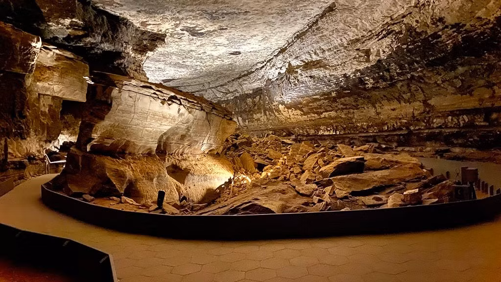 Trong tên gọi loài cá mập mới Macadens olsoni, từ "Macadens" được đặt theo tên Hang Mammoth và "olsoni" được đặt theo tên Rickard Olson - nhà khoa học của công viên đã nghỉ hưu, người đóng vai trò quan trọng trong việc ghi chép lại những hóa thạch này. Ảnh: NPS file.