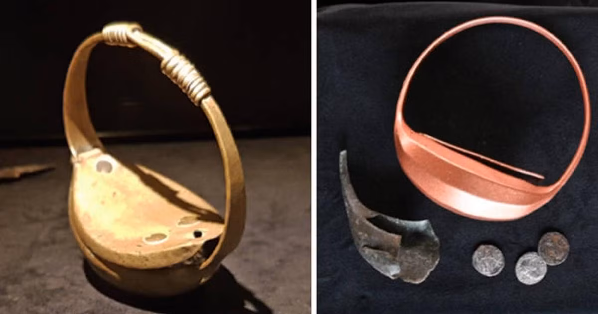 Mặc dù hiện vật hiện chỉ còn khoảng 30% so với ban đầu nhưng các chuyên gia đã nhanh chóng xác định đây là chiếc ví đeo ở cẳng tay mà binh lính La Mã sử ​​dụng để đựng tiền xu một cách an toàn trong khi chiến đấu. Ảnh: Ancient Origins.