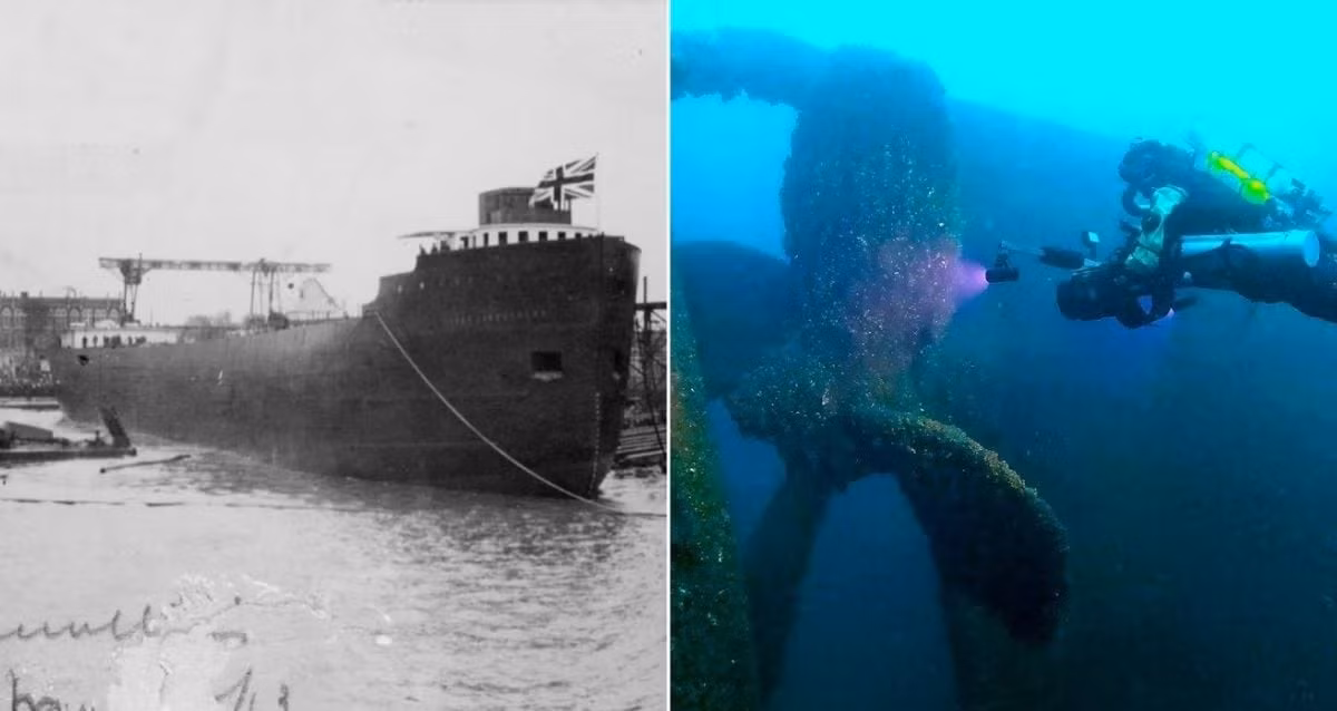 Nhóm của ông Trotter nhanh chóng nhận ra đã tìm thấy tàu SS James Carruthers vì không có con tàu nào có kích thước tương tự mất tích ở hồ Huron. Ảnh: ATI.