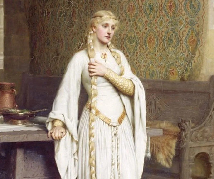 Không chỉ một lần, nữ bá tước Godiva nhiều lần thuyết phục chồng miễn giảm thuế cho những người nông dân mà ông được quyền cai quản. Ảnh: Public Domain.