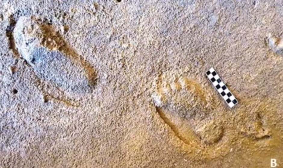 "Hồ sơ hóa thạch về dấu chân của người vượn, đặc biệt là dấu chân của người Neanderthal, cực kỳ hiếm", nhà địa chất Carlos và các đồng nghiệp viết trong một nghiên cứu được công bố trên tạp chí Scientific Reports. Ảnh: C.N. de Carvalho et al.