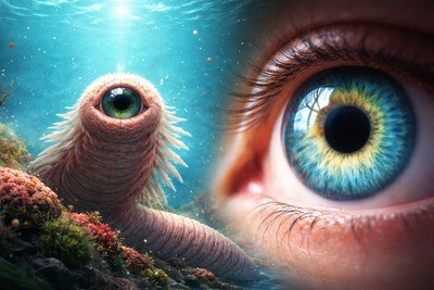 Theo các nhà nghiên cứu, những tàn tích của độc nhãn ngày nay đã trở thành tuyến tùng trong não người. Tuyến tùng là một tuyến nội tiết nhỏ, hình hạt đậu nằm sâu trong trung tâm não bộ. Ảnh: AI- Generated.