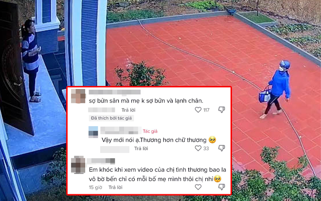 Mẹ đội mưa gió mang cháo sang thăm, con gái 'ứa nước mắt' ảnh 3