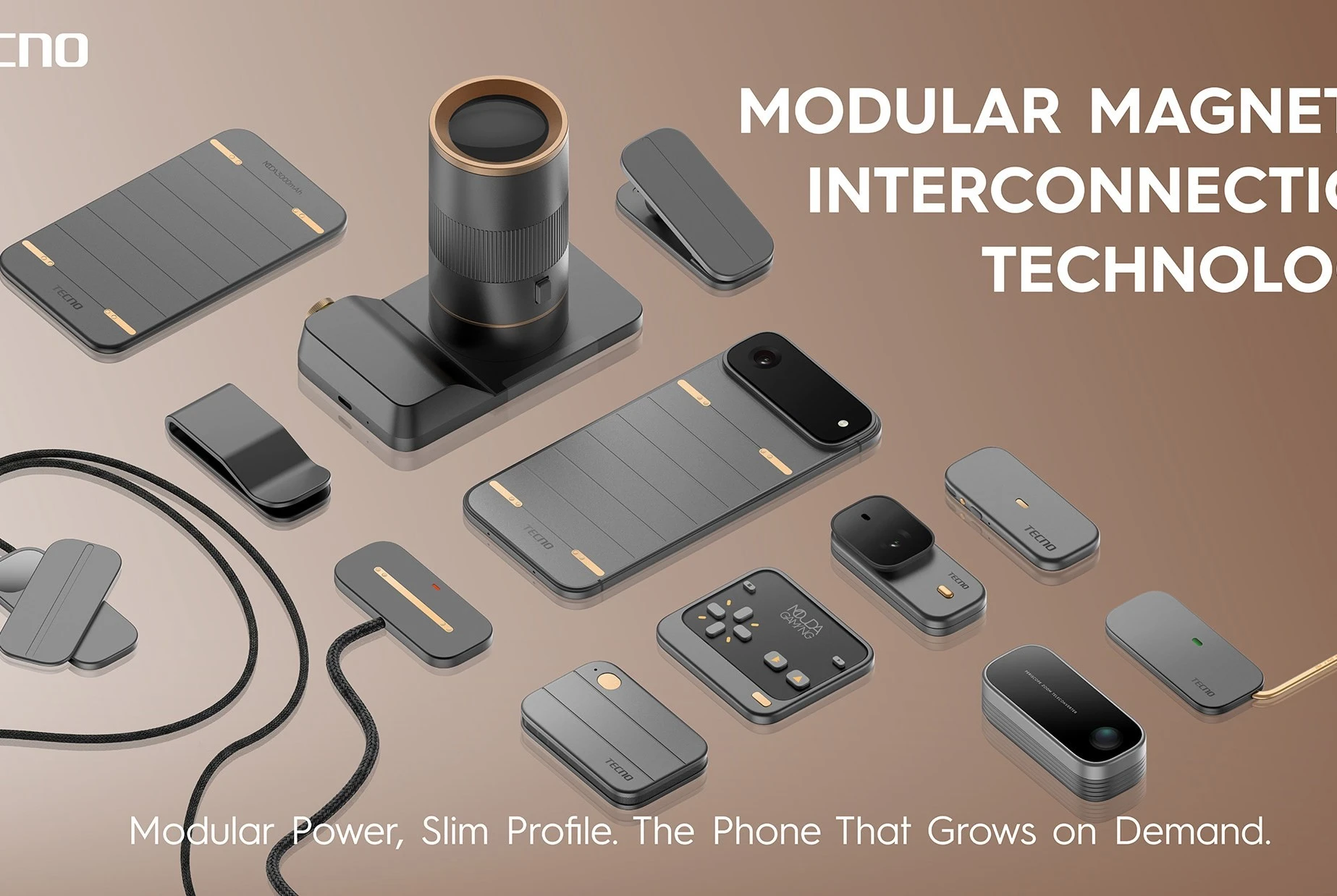 Techno gây choáng với smartphone module siêu năng, gần gì cũng xịn