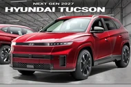 Hyundai Tucson 2027 thế hệ mới lộ diện, sắc nét và vuông vức hơn