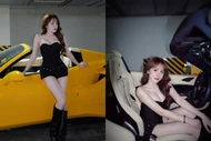 “Hot girl bi-a" Lê Tuyết Anh tạo dáng nóng bỏng bên siêu xe