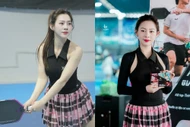Yến Xôi khoe nhan sắc cực đỉnh, vóc dáng cuốn hút trên sân pickleball
