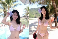 TikToker Phanh Nè tung bộ ảnh bikini đốt mắt, khiến người xem phải tấm tắc
