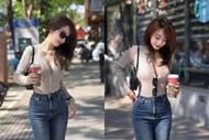 'Gái xinh ngân hàng' Hà Kim xinh đẹp với outfit xuống phố trẻ trung