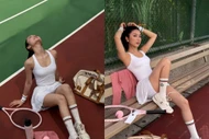 Gái xinh làng streamer Mina Young khỏe khoắn trên sân tennis