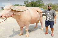 Mang trâu bạch tạng đi bán, người đàn ông "ôm" về 14 tỷ đồng 