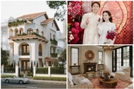 Cận cảnh biệt thự đẹp mê ly của Đình Tú - Ngọc Huyền sau đám cưới 