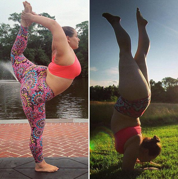 Những động tác khó của yoga cũng dần được cô chinh phục. Cô mong muốn truyền cảm hứng rèn luyện sức khỏe và tự tin về vóc dáng đến nhiều người.