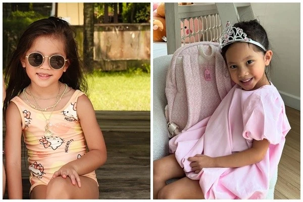 Con gái Hồ Ngọc Hà mặt xinh, chân dài như người mẫu nhí