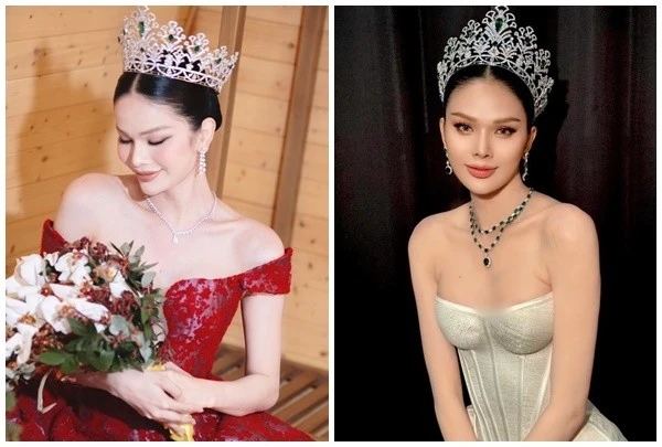 Hà Tâm Như chuộng váy áo quyến rũ sau đăng quang